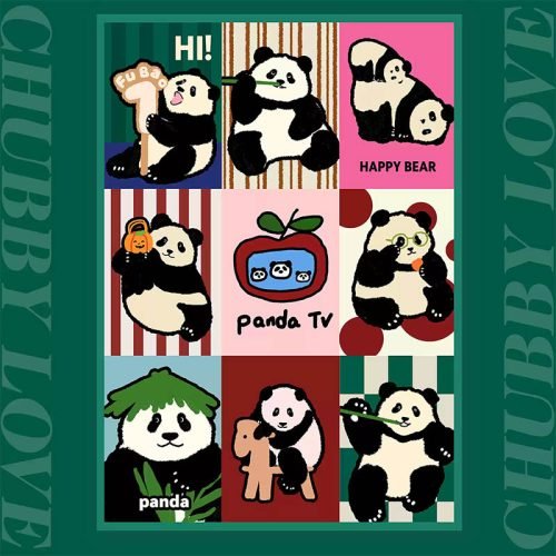 Lizzle Puzzle 500 Piece-Panda Love