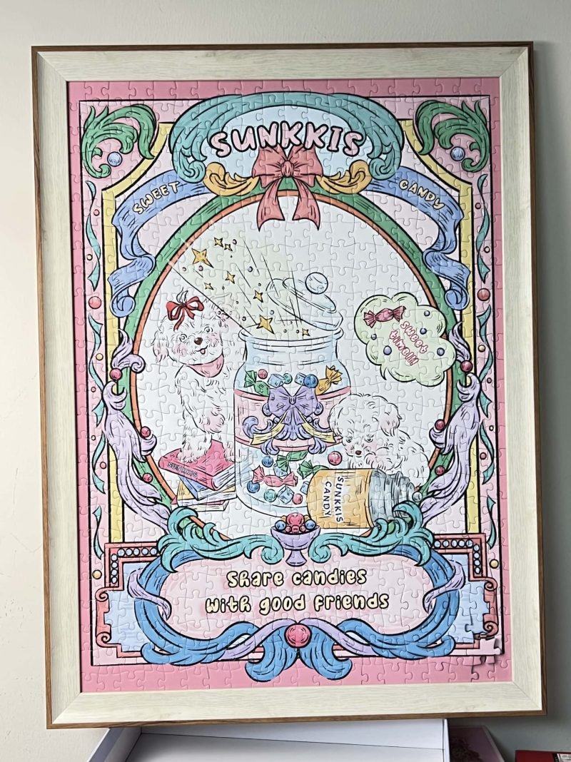 520pcs Jigsaw Puzzle-Meow Pin-Puppies and Candy