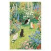 Momibook-Floral Feline Forum-1000 Piece Jigsaw Puzzle