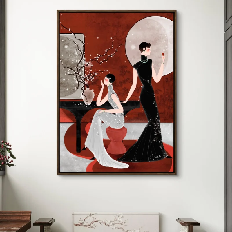 1000pcs Jigsaw Puzzle-PuzPlaz-Plum Blossoms Filtered Through Lattice