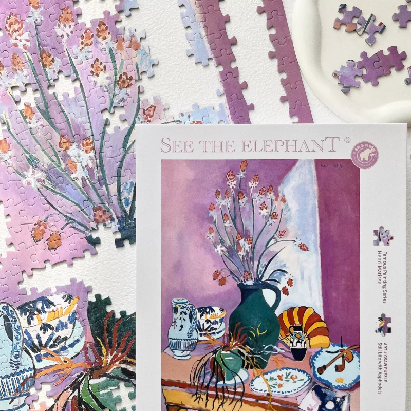 See the Elephant-Still Life with Asphodels (2) 500pcs Jigsaw Puzzle-See the Elephant-Still Life with Asphodels