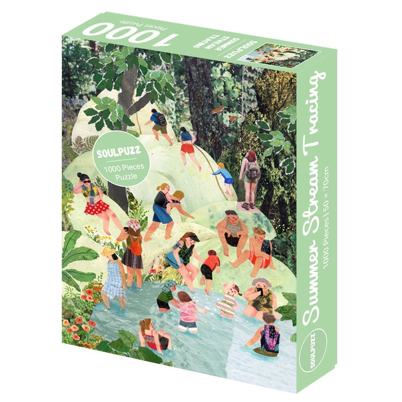Soulpuzz-Summer Stream Tracing-Jigsaw Puzzle 1000pcs