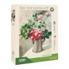 500pcs Jigsaw Puzzle-See the Elephant-Still Life with Roses and Gypsophila