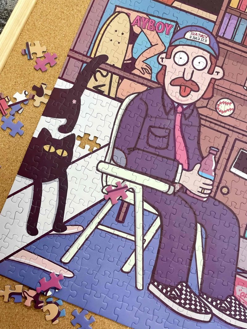 TKX-1000pcs Jigsaw Puzzle-Make A Face At Life