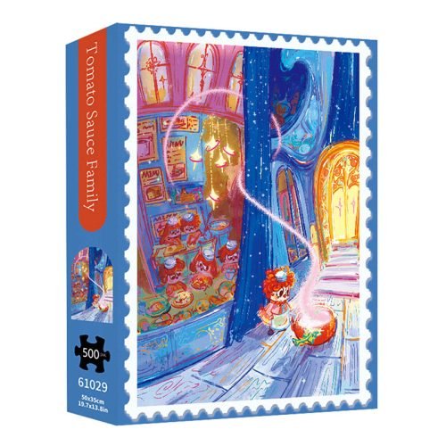 TKX-Tomato Sauce Family (1) TKX-500pcs Jigsaw Puzzle-Tomato Sauce Family