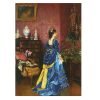 Bayby-1000pcs Plastic Jigsaw Puzzle-The Blue Dress by Auguste Toulmouche