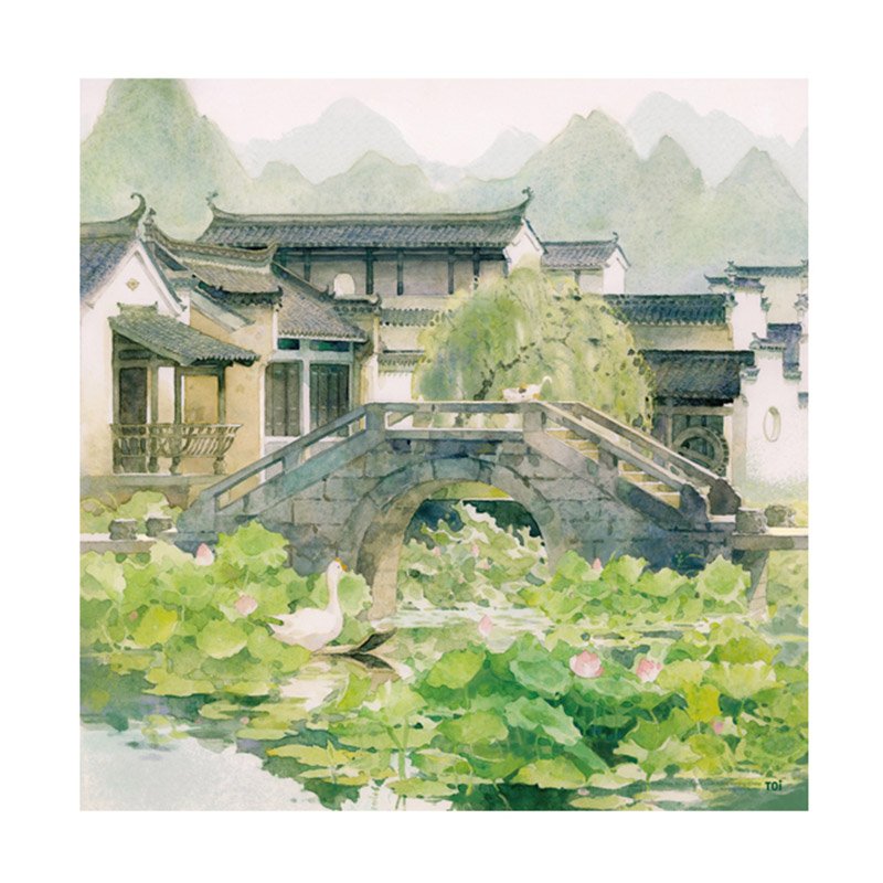 Toi-Lotus Breeze Through Hall (1) 300pcs Jigsaw Puzzle-Toi-Lotus Breeze Through Hall