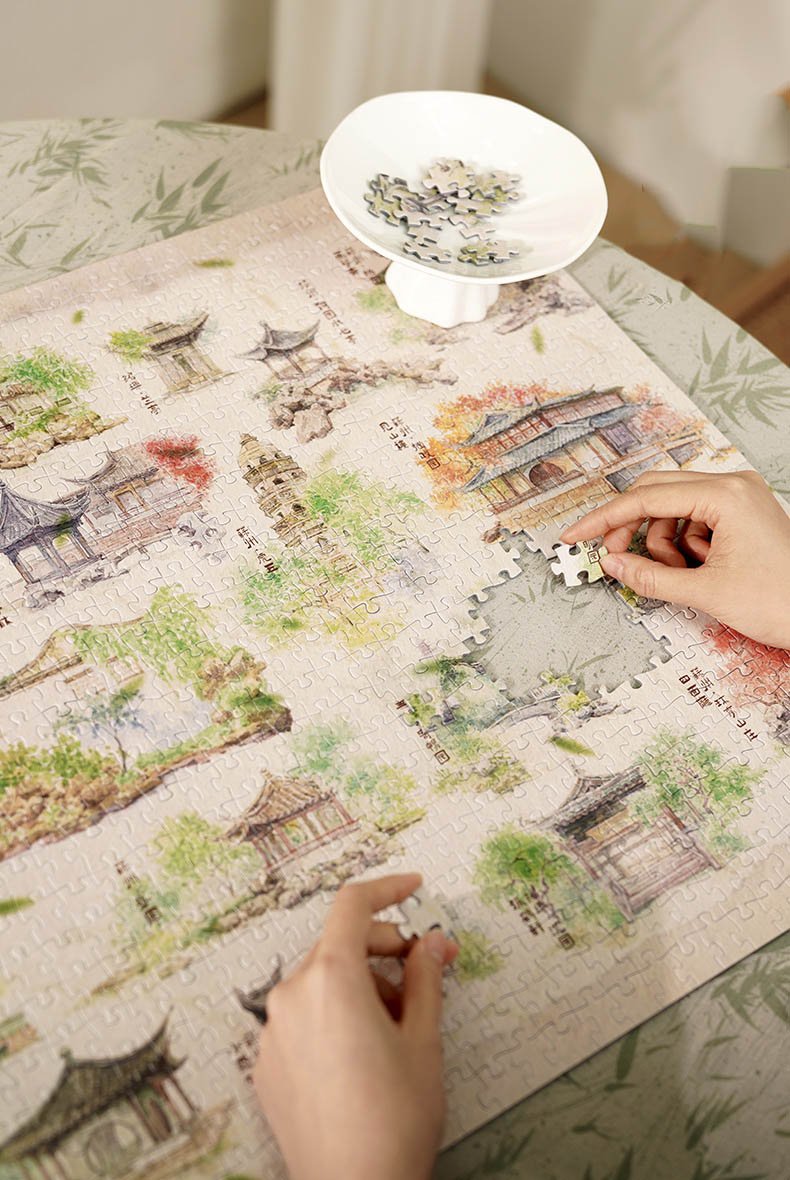 Toi-1000pcs Jigsaw Puzzle-Chinese Garden