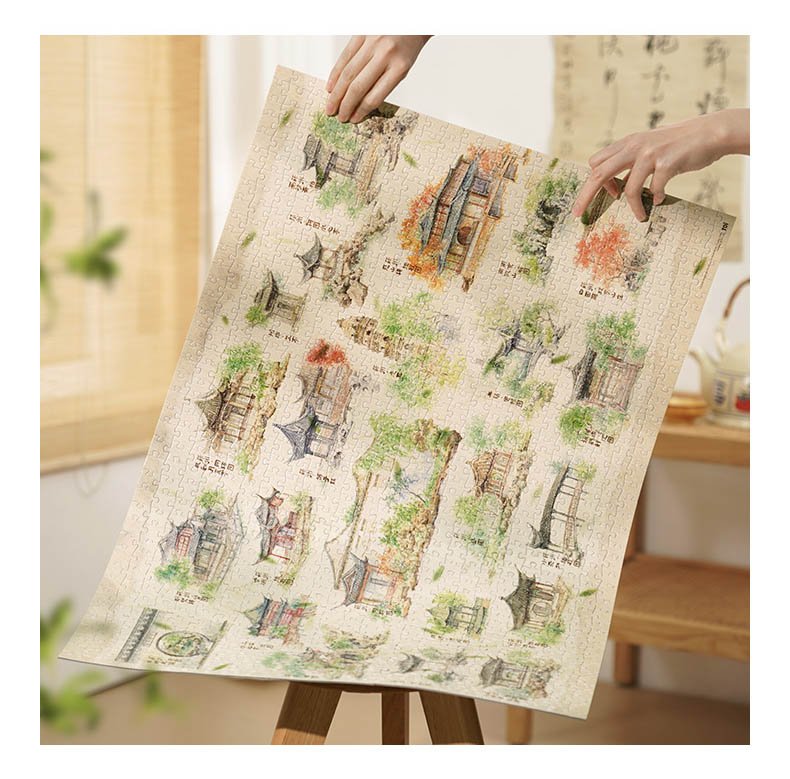 Toi-1000pcs Jigsaw Puzzle-Chinese Garden