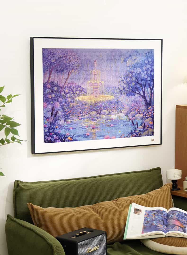 Toi-1000pcs Jigsaw Puzzle-Golden Wishing Fountain