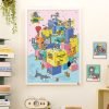 Toi-1000pcs Jigsaw Puzzle-Tom and Jerry Colorful Life