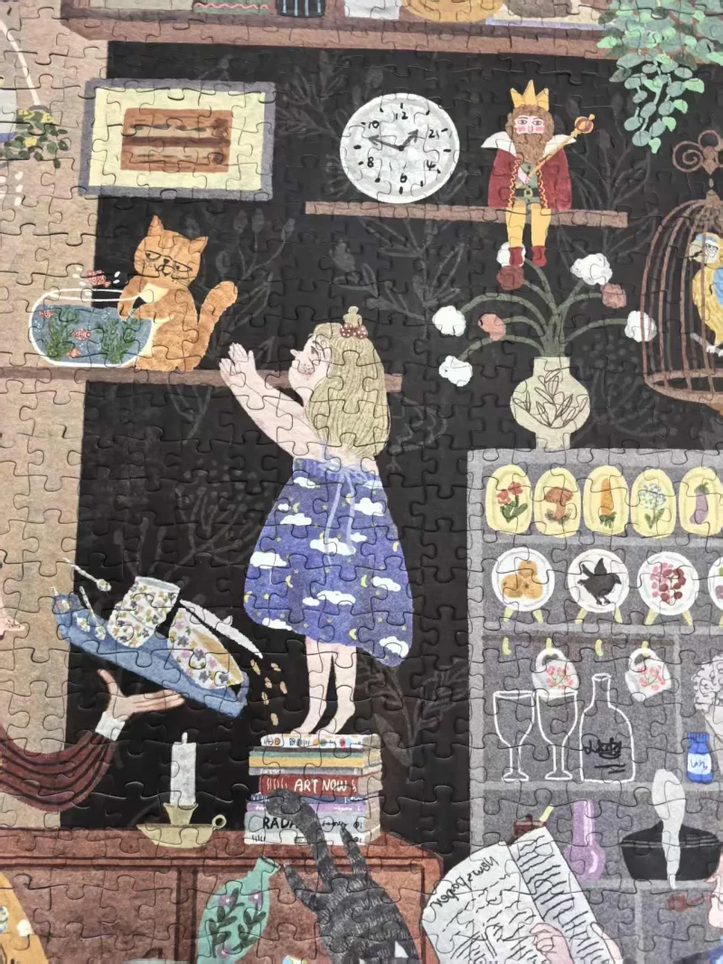 1000pcs Jigsaw Puzzle-TuTuDingDang-Another Restless Dinner