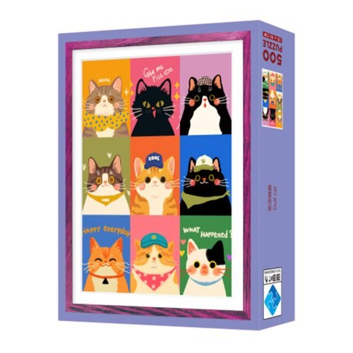 TuTuDingDang-500pcs Jigsaw Puzzle-Dull Cat