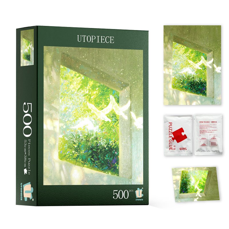 500pcs Jigsaw Puzzle-Utopiece-Sun Stolen in a Corner