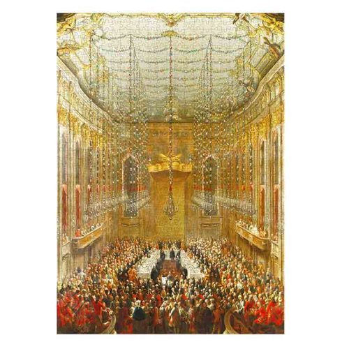 Wedding Supper By Martin van Meytens Bayby-1000pcs Plastic Jigsaw Puzzle-Wedding Supper By Martin van Meytens