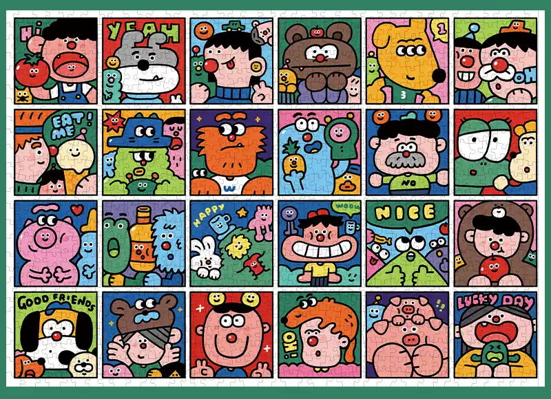 Botop 2000pcs Jigsaw Puzzle-Dopamine