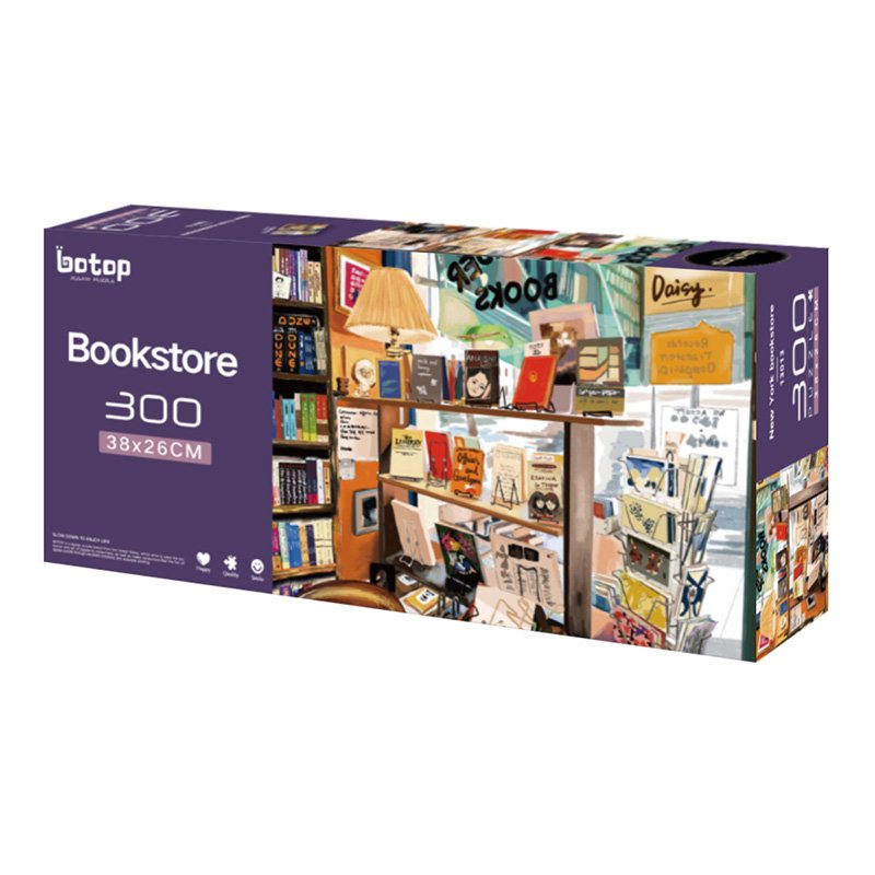 Botop Fusion-300pcs Jigsaw Puzzle-New York Bookstore