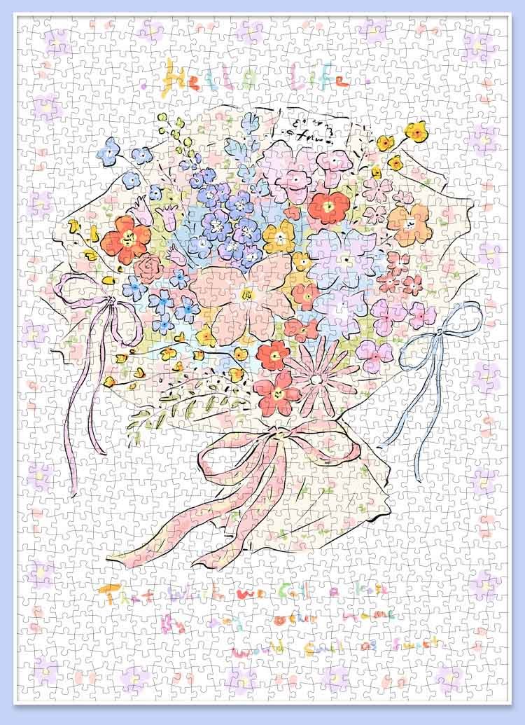 Botop Fusion-1000pcs Jigsaw Puzzle-Bouquet