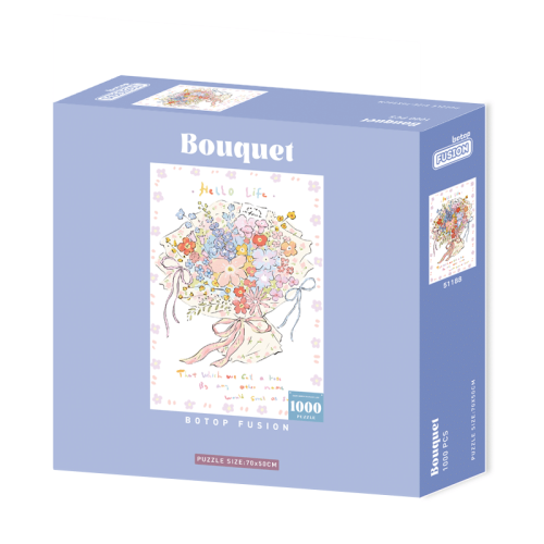 Botop Fusion-1000pcs Jigsaw Puzzle-Bouquet