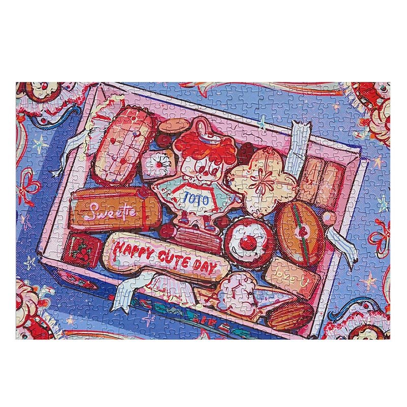 Chef Toto-Happy Cute Day (1) Dreamer Puzzle-500pcs Jigsaw Puzzle-Chef Toto Happy Cute Day