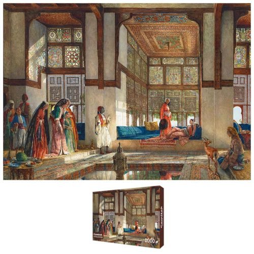 Comitok 1000 Piece Puzzle-A Lady Receiving Visitors (2) Comitok-1000pcs Jigsaw Puzzle-A Lady Receiving Visitors