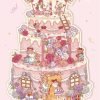 Dream Friends-500 Piece Jigsaw Puzzle-Birthday Flower Cake