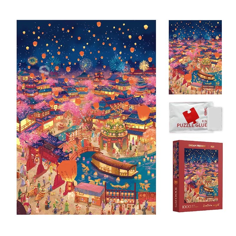 Dream Friends-Lantern Night (2) Dream Friends-1000 Jigsaw Puzzle-Lantern Night