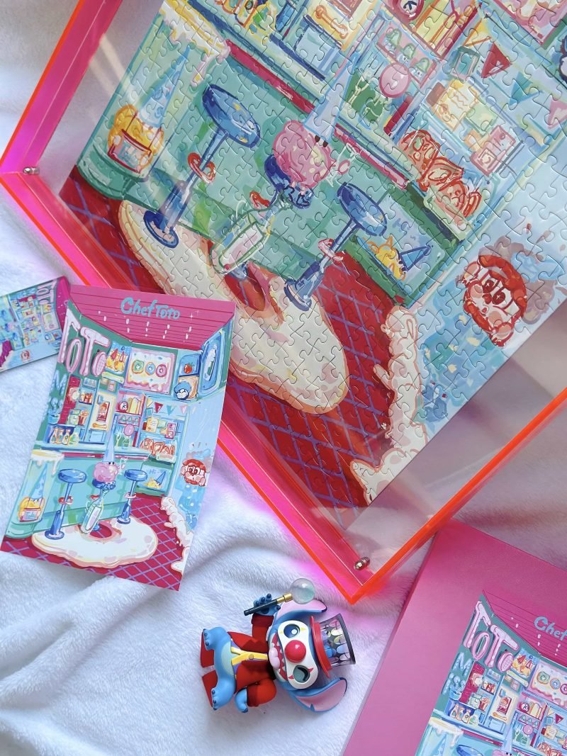 Dreamer Puzzle-500pcs Jigsaw Puzzle-Chef Toto Sweet Invitation