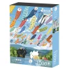 Gill Lill-1000 Jigsaw Puzzle-Carp Flag