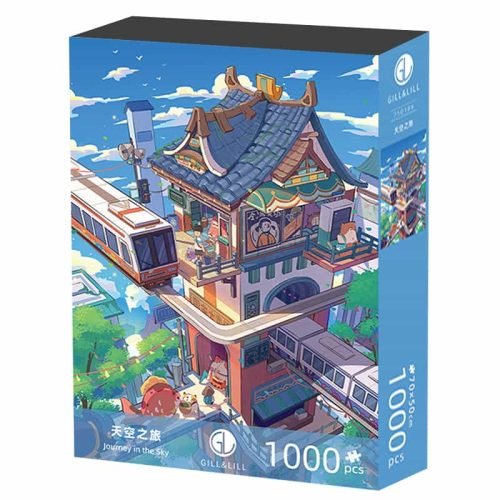 Gill Lill-1000 Jigsaw Puzzle-Journey in the sky