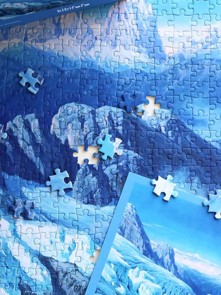 Kibifufu-1000pcs Jigsaw Puzzle-Gletscher