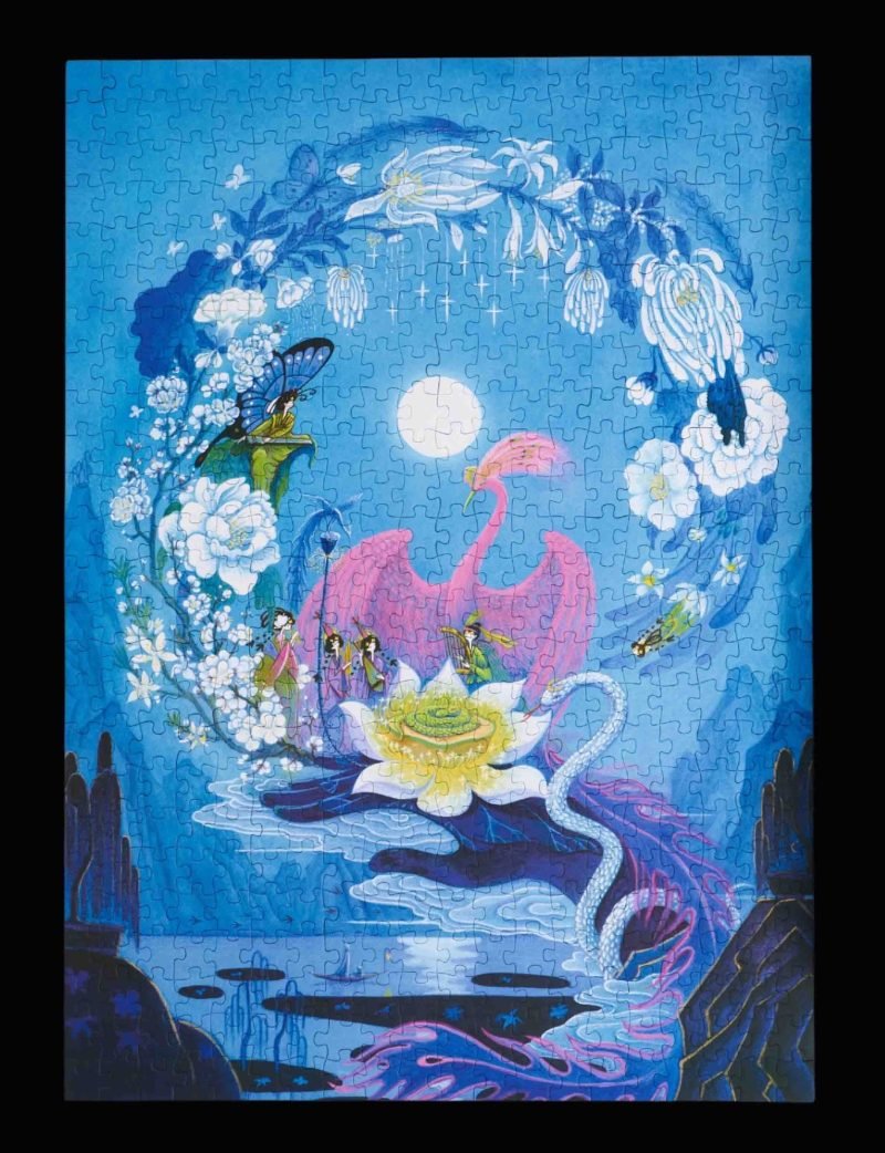 Komono Puzzle-Banquet Under The Moonlight (3) Komono-500pcs Jigsaw Puzzle-Banquet Under The Moonlight(AR Supported)