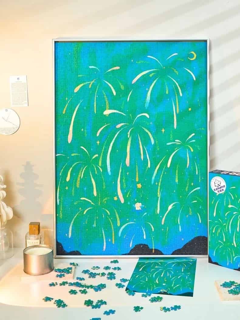 Komono-1000pcs Jigsaw Puzzle-Extroverted