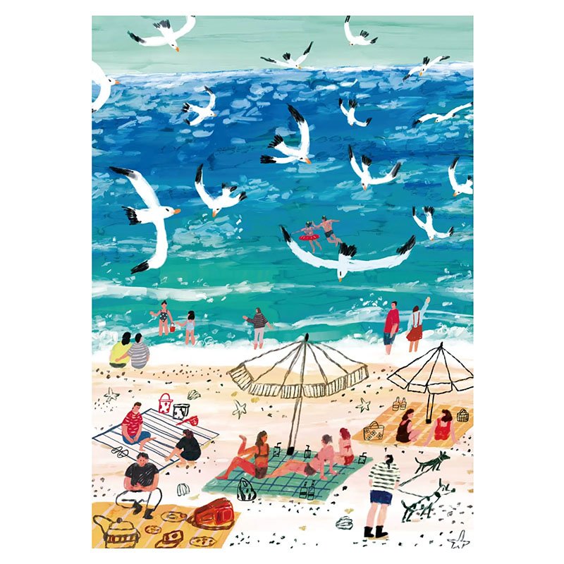 Komono-1000pcs Jigsaw Puzzle-Seagulls