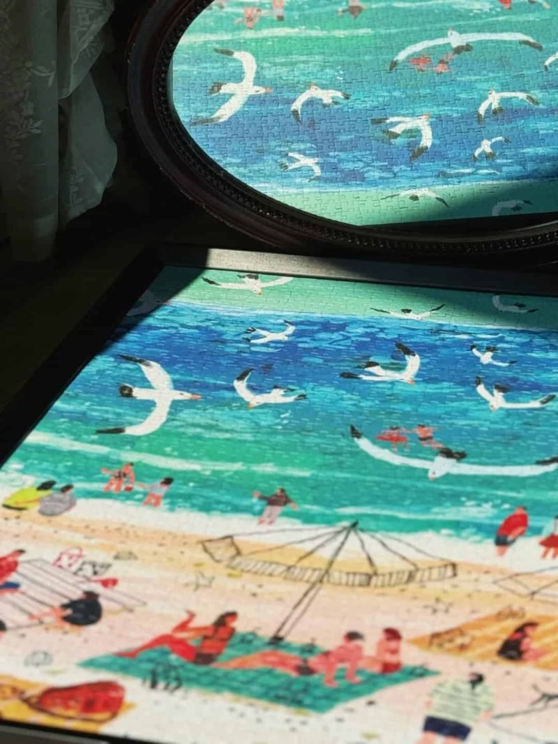 Komono-1000pcs Jigsaw Puzzle-Seagulls