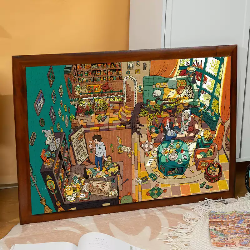 Momibook-1000 Piece Jigsaw Puzzle-Magical House