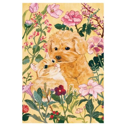 Momibook-1000 Piece Jigsaw Puzzle-Puppies' Love