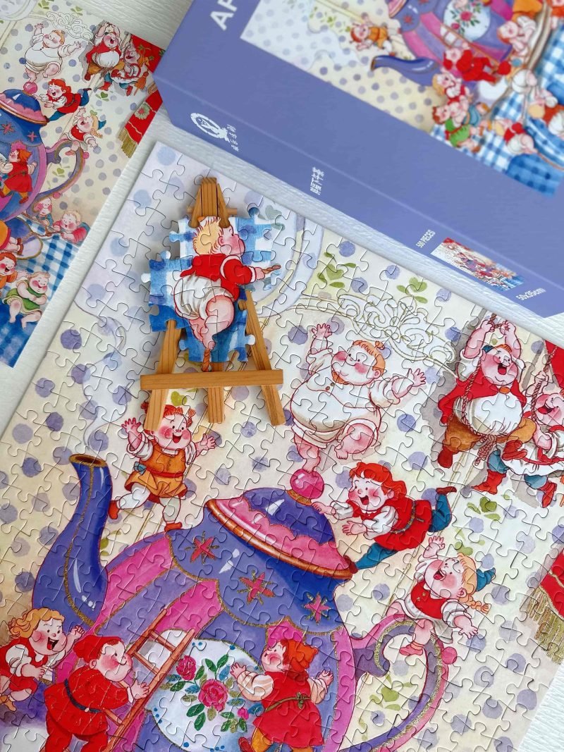 WanLeFaZe-500pcs Jigsaw Puzzle-Pangfu Afternoon Tea