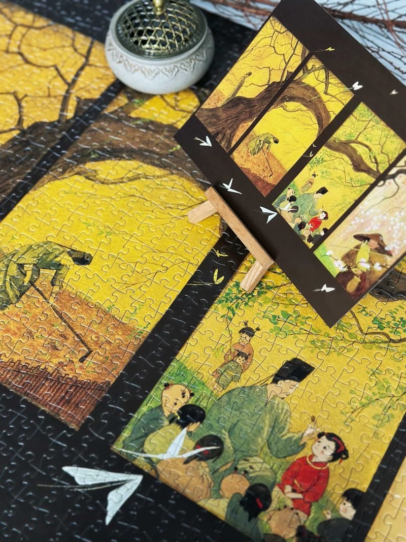 Dreamer Puzzle-1000pcs Jigsaw Puzzle-Su Dongpo in Four Seasons