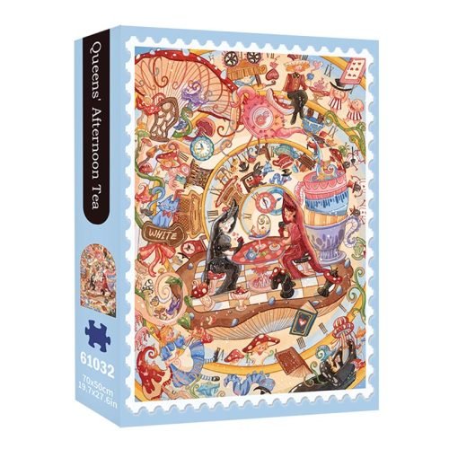 TKX Puzzle-Queens' Afternoon Tea (1) TKX-1000pcs Jigsaw Puzzle-Queens' Afternoon Tea