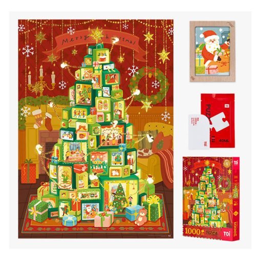 Toi-1000pcs Jigsaw Puzzle-Merry Christmas