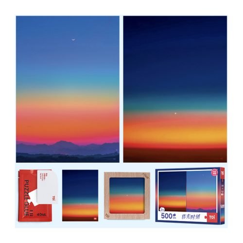 Toi-1000pcs Jigsaw Puzzle-Twilight（500pcs*2)