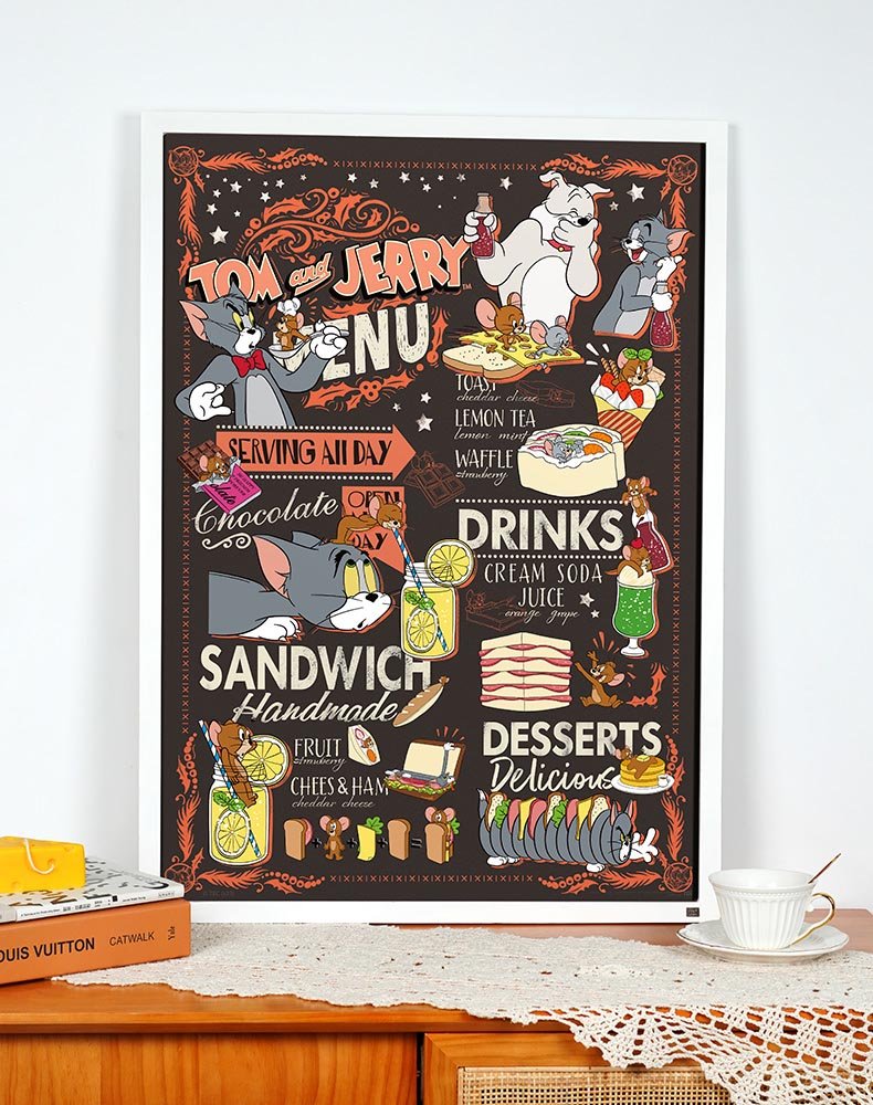 Toi-1000pcs Jigsaw Puzzle-Tom and Jerry Afternoon Tea Time