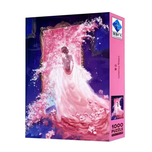 TuTuDingDang-1000pcs Jigsaw Puzzle-Numerous Flowers