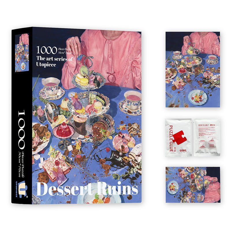 Utopiece-1000pcs Jigsaw Puzzle-Dessert Ruins