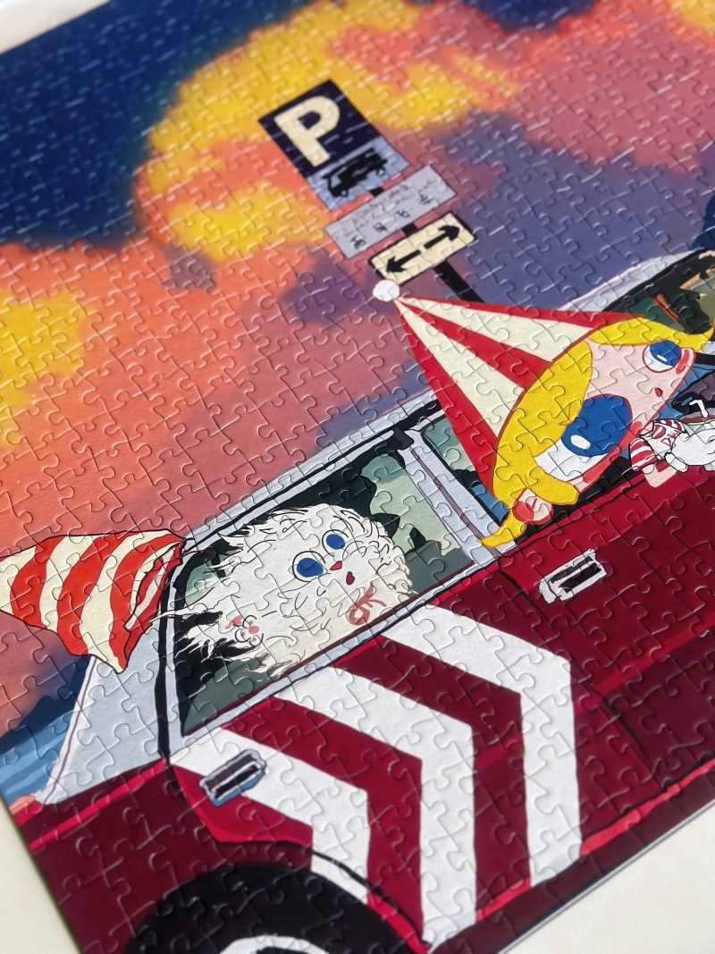 WanLeFaZe-Sunset Rollercoaster (4) WanLeFaZe-728pcs Jigsaw Puzzle-Sunset Rollercoaster