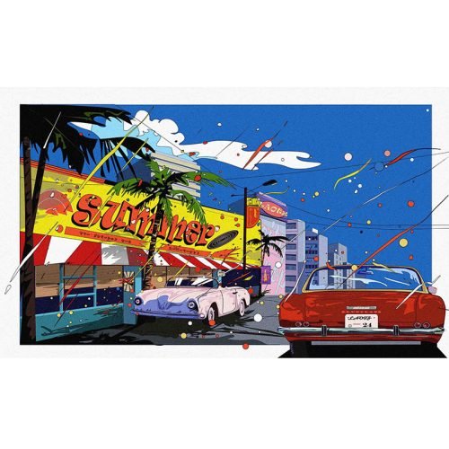 WanLeFaZe-1000pcs Jigsaw Puzzle-Colorful Summer