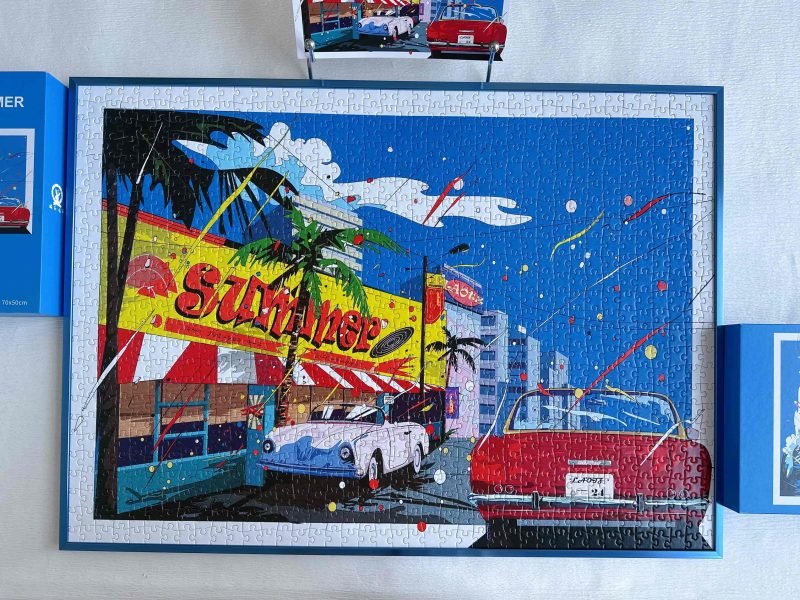 WanLeFaZe-1000pcs Jigsaw Puzzle-Colorful Summer