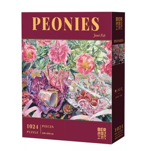 Ber Puzzle-Peonies by Janet Fish (4) Ber-1000pcs Jigsaw Puzzle-Peonies By Janet Fish