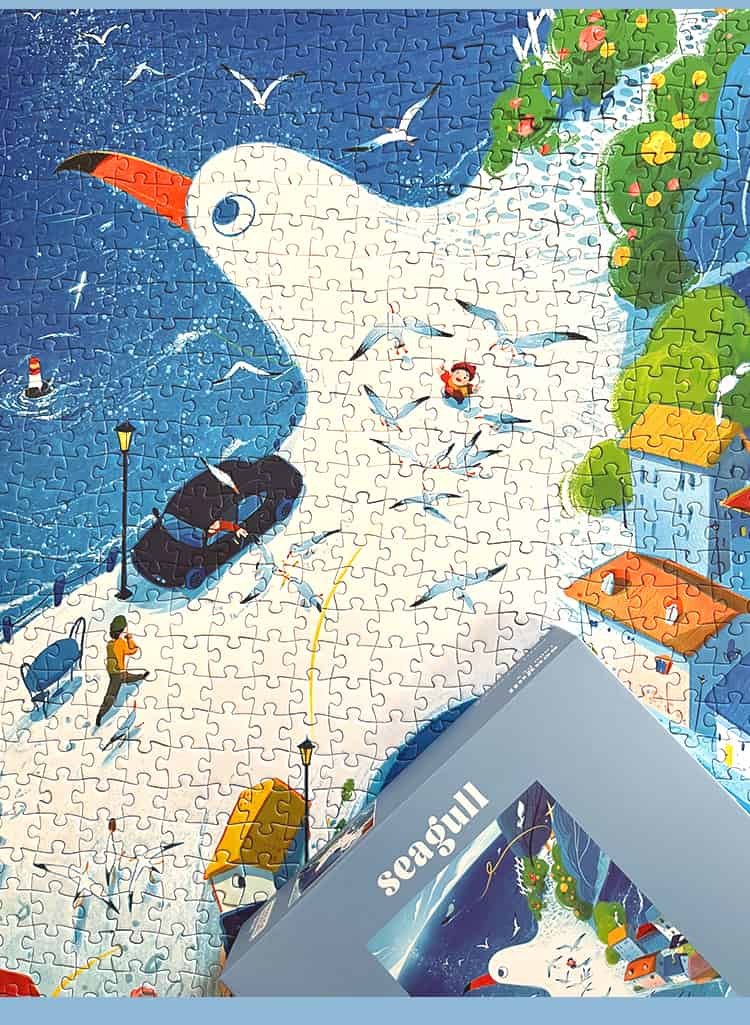 Botop Fusion-1000pcs Jigsaw Puzzle-Seagull